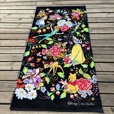 Buy Customized Design And Size 100% Cotton Thick Beach Towels With Reactive Printing online manufacture