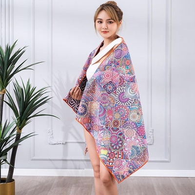 Buy Microfiber Waffle Fabric Sand Proof Beach Towel Portable Custom Microfiber Beach Towels online manufacture