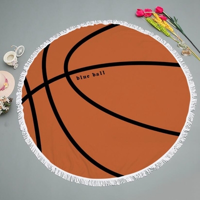 comprare Asciugamano da spiaggia portatile in microfibra rotonda con stampa personalizzata 150x150cm online manufacture