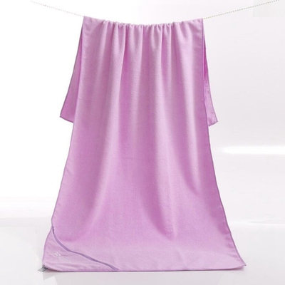 Buy Customized Microfiber Sport Towel Zip With Pocket Microfiber Hair Towel online manufacture