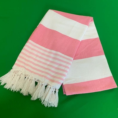 Buy Customizable Tassel Beach Towel Turkish Cotton Beach Towels With Fringes online manufacture