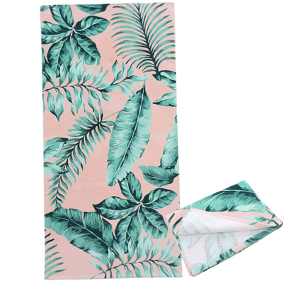 Toallas de playa de algodón de diseño personalizable con tamaño y peso personalizados