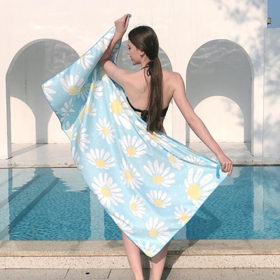 Lightweight Quick Dry Beach Towels Soft Microfiber Suede Beach Towel