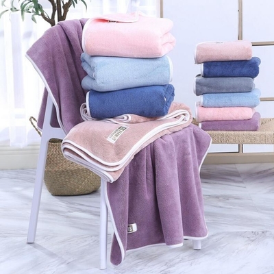 Servette pour cheveux en microfibre épaissie, légère, pour le séchage de la toison de corail