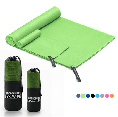 Microfiber Suede Custom Quick Dry Towels High Absorbability For Travel