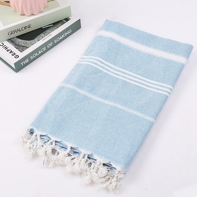 Long Lasting Turkish Cotton Beach Towels Versatile Machine Washable