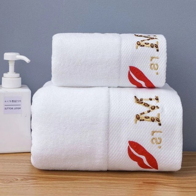 100% Cotton Terry Towel Set Non Abrasive Soft Touch Antibacterial
